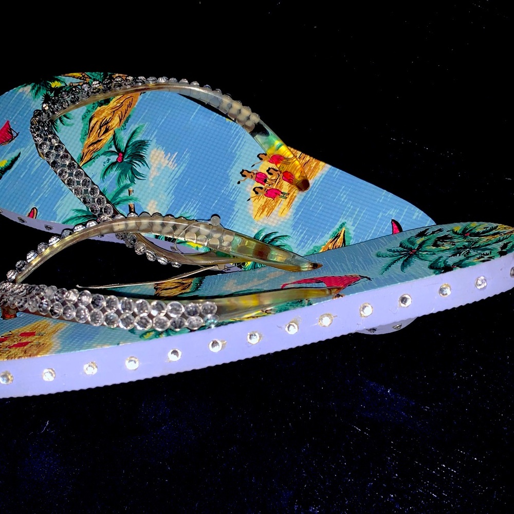 Sparkle Bling Flip Flops